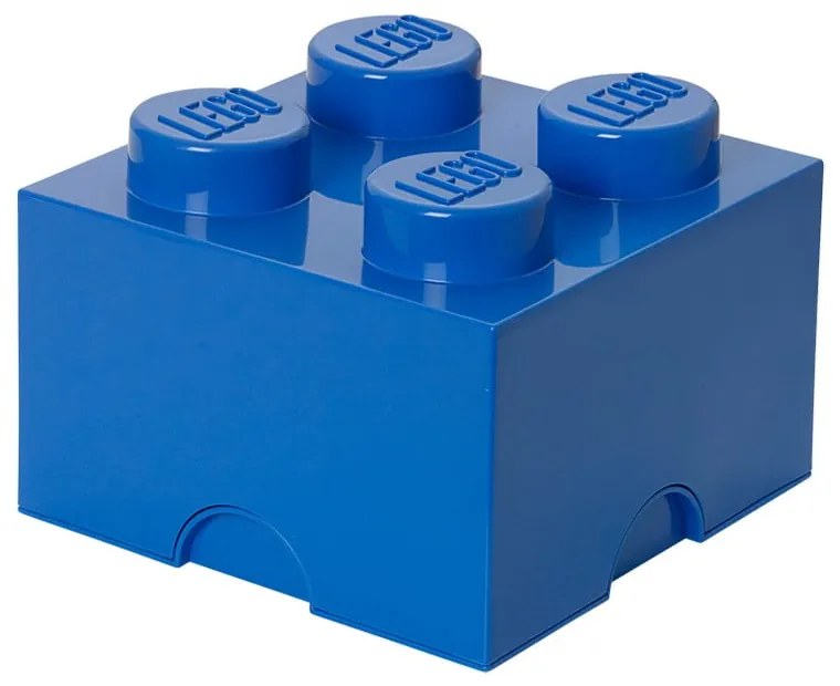 Scatola portaoggetti blu quadrata - LEGO®