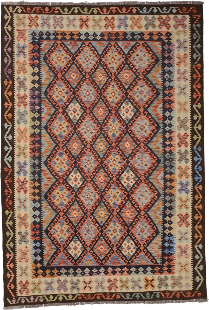 Kilim Tappeto 250 x 170 (Afghanistan) Tessuto A Mano
