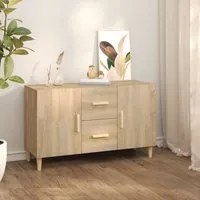 Credenza Rovere Sonoma 100x36x60 cm in Legno Multistrato 812513