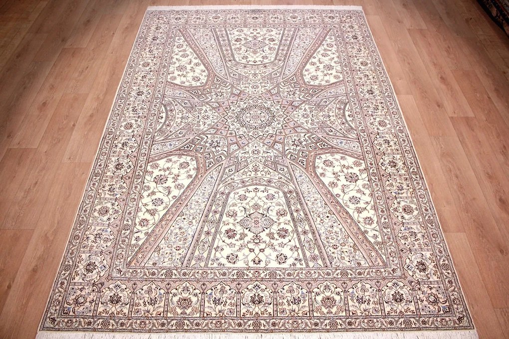 Nain Tappeto 210 x 300 (Iran) Annodato A Mano