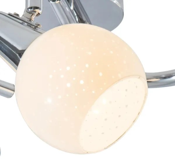 Faretto LED DOXY 3xE14/4W/230V cromo lucido