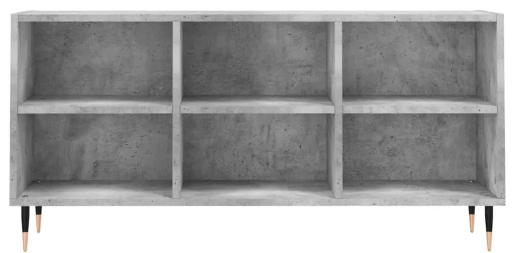 Mobile per TV Grigio Cemento 103,5x30x50 cm Legno Multistrato