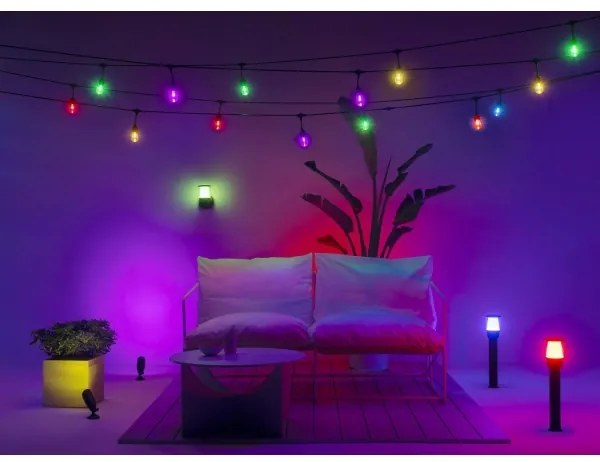 WiZ-LED RGBW Dimmerabile per esterni lampada ELPAS LED/3,6W/12V 2700-5000K IP65 Wi-Fi