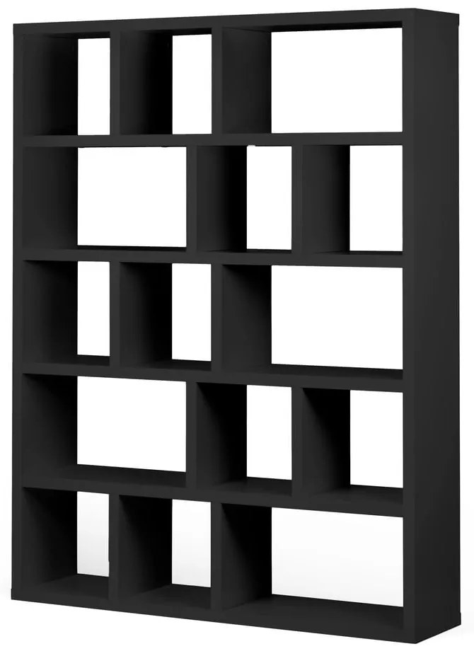 Libreria nera 150x198 cm Berlin - TemaHome
