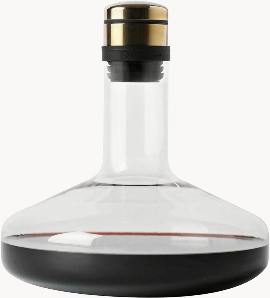 Decanter con coperchio dorato Deluxe, 1.4 L
