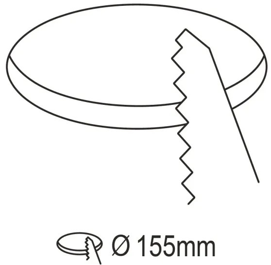 Eglo 900107 - Lampada da bagno LED dimmerabile FUEVA-Z LED/10,5W/230V IP44