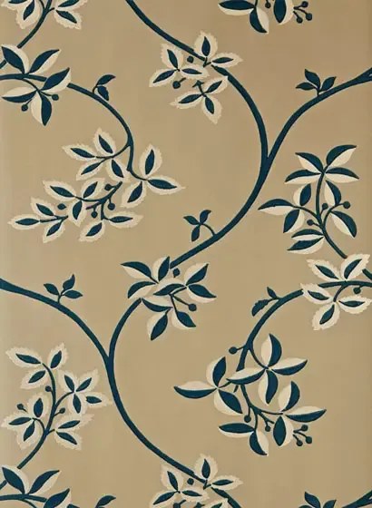Ringwold von Farrow & Ball - Brown/ Hague Blue/ Gold