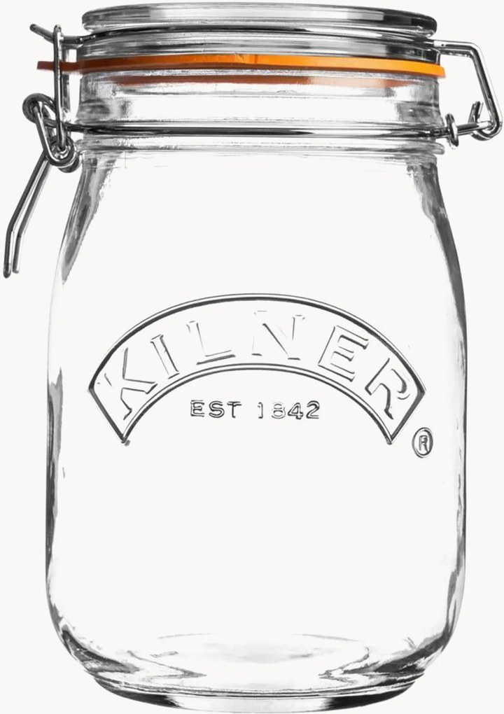 Set di 4 barattoli con coperchio a chiusura ermetica Kilner