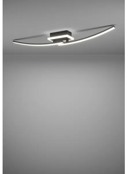 Eglo 901217 - Plafoniera LED LUNGOLAGO LED/12W/230V 4000K nero
