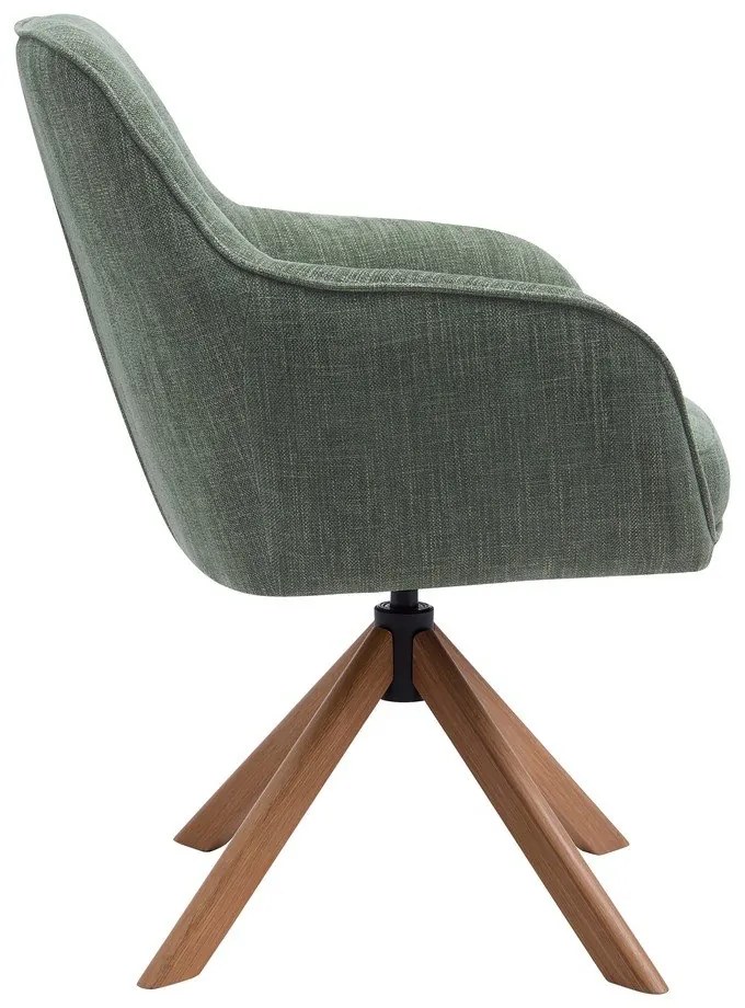 Set di sedie da pranzo verde in imbottito 2 pz Avola – Unique Furniture