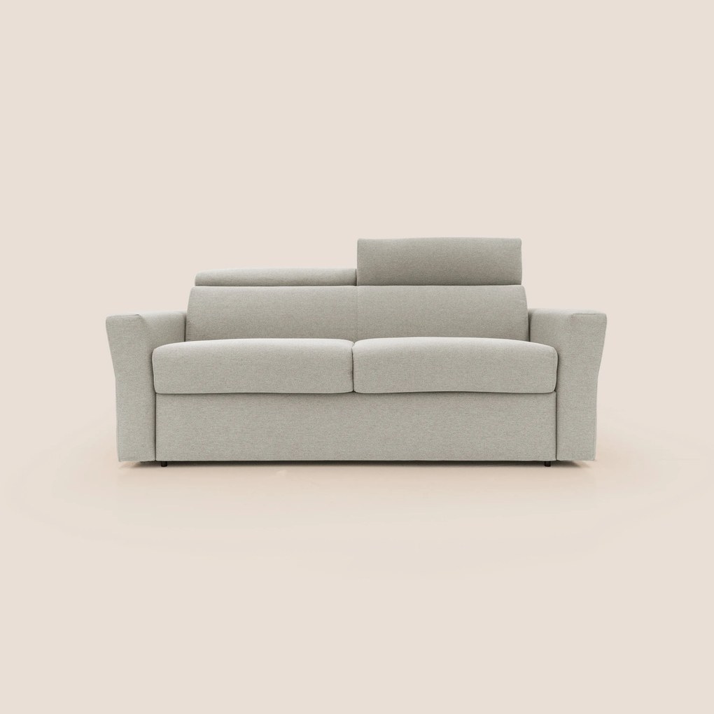 Avalon divano letto 100% ecosostenibile con materasso alto 18 cm in tessuto smacchiabile T05