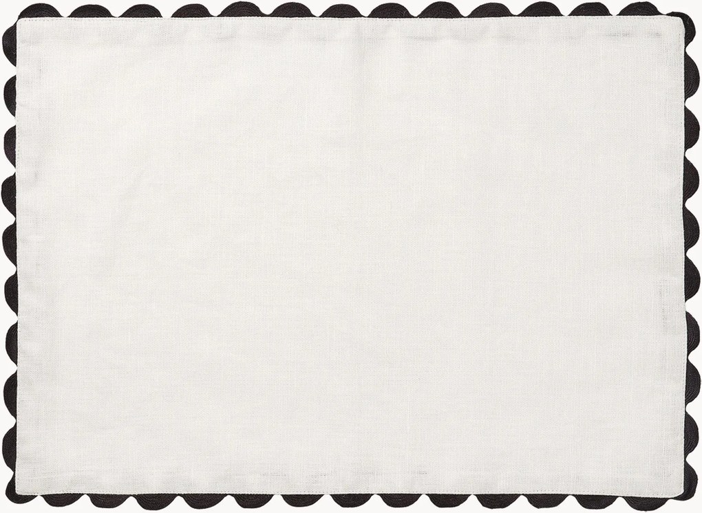 Tovaglietta americana in lino fatta a mano Willow