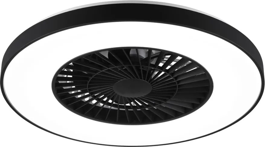 Plafoniera LED nera opaca Halmstad – Trio