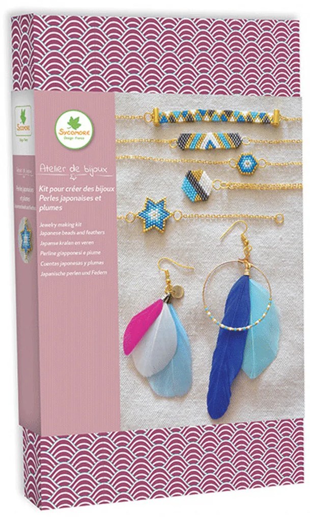 Laboratorio di gioielleria - Perline giapponesi e piume