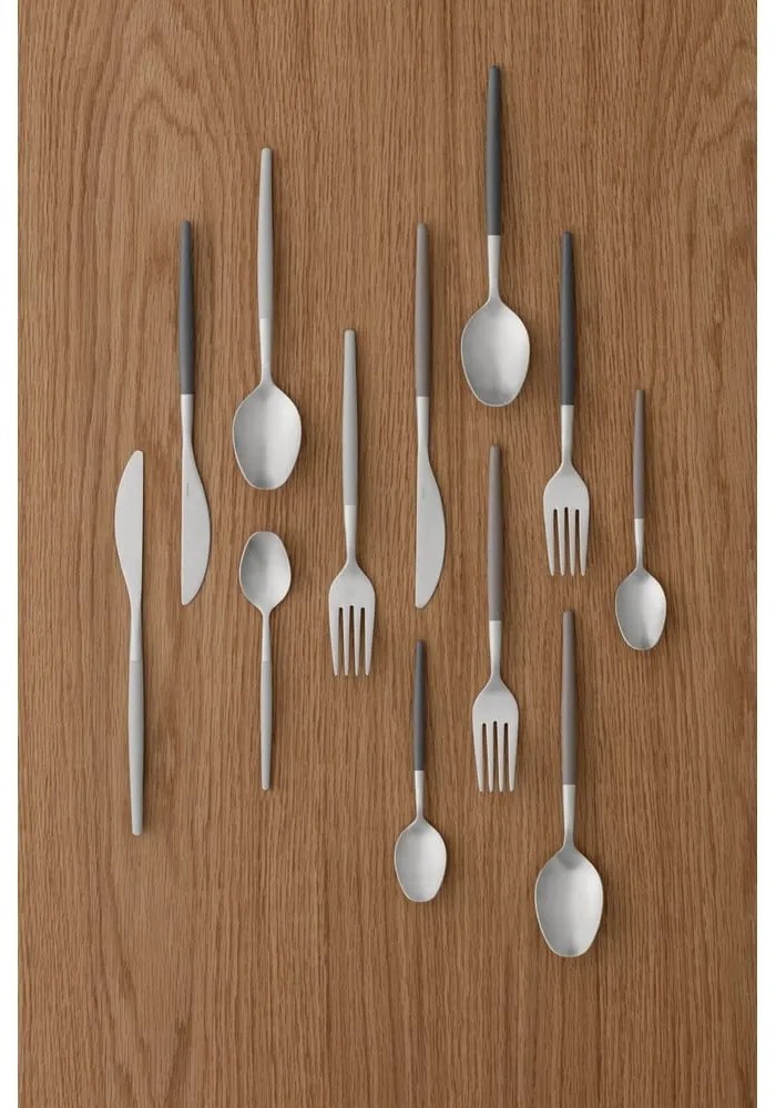 Posate grigio chiaro/argentata in acciaio inox 16 pz Maxime – Blomus
