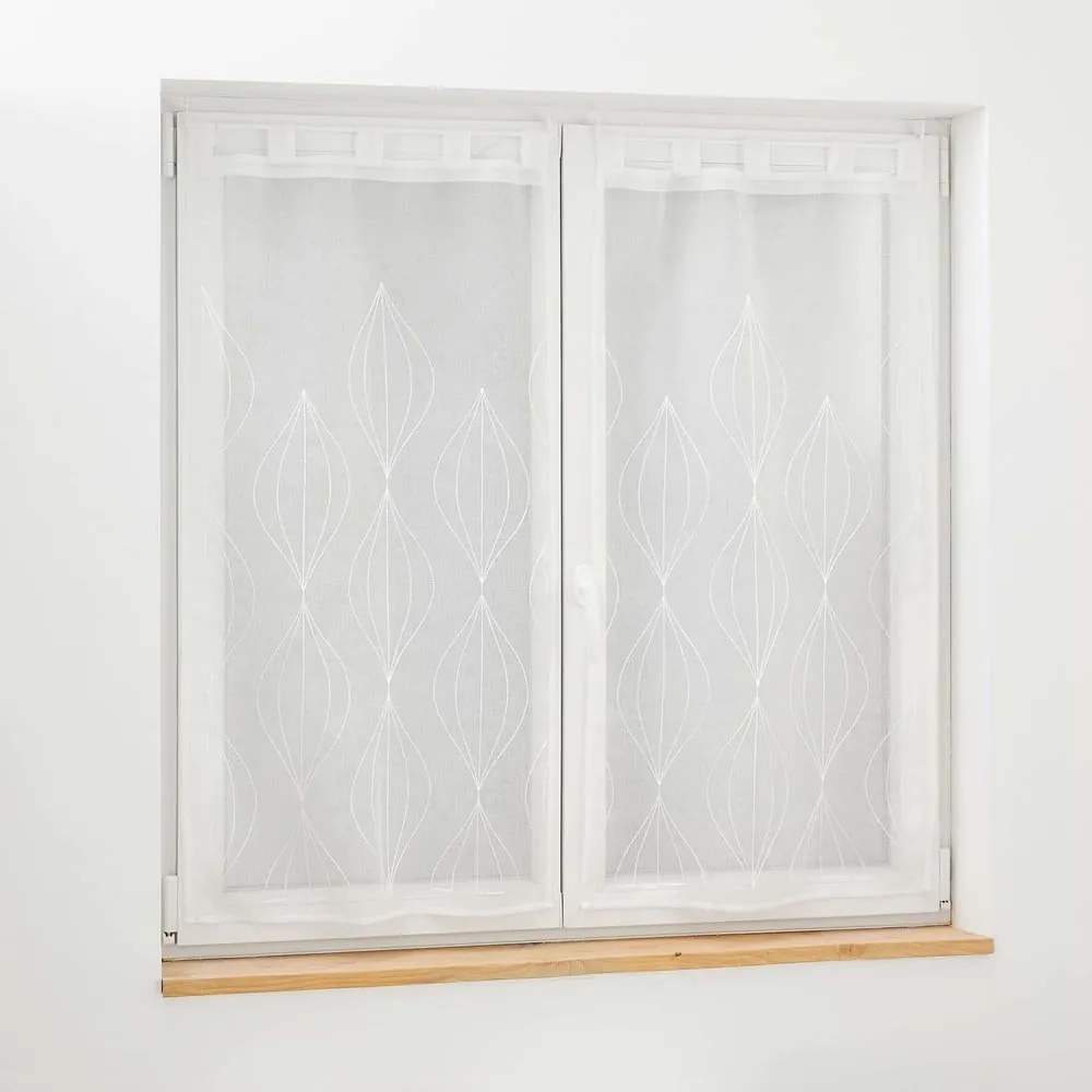 Set di 2 tende in voile bianco 60x90 cm Galactee - douceur d'intérieur