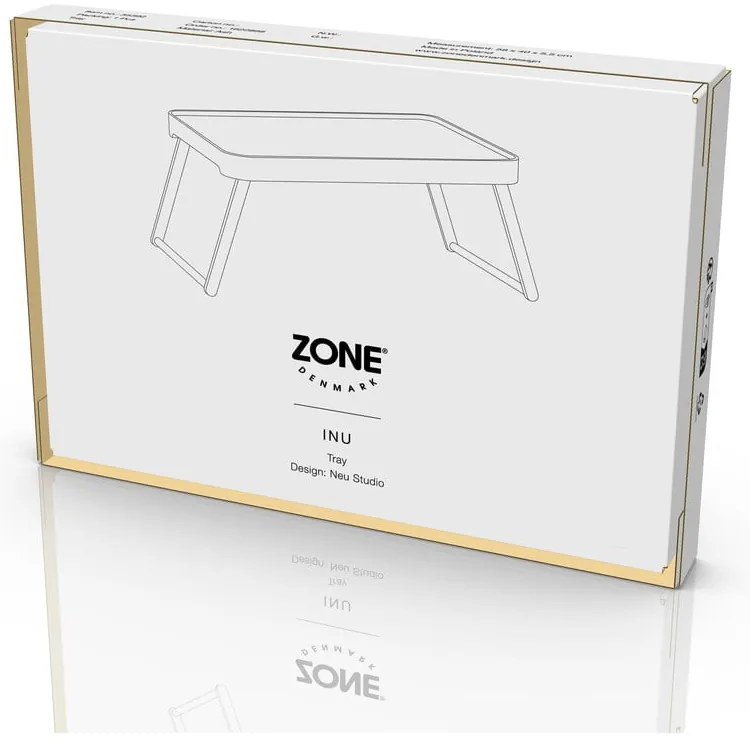 Tavolino in frassino massiccio 32x49,5 cm Inu – Zone