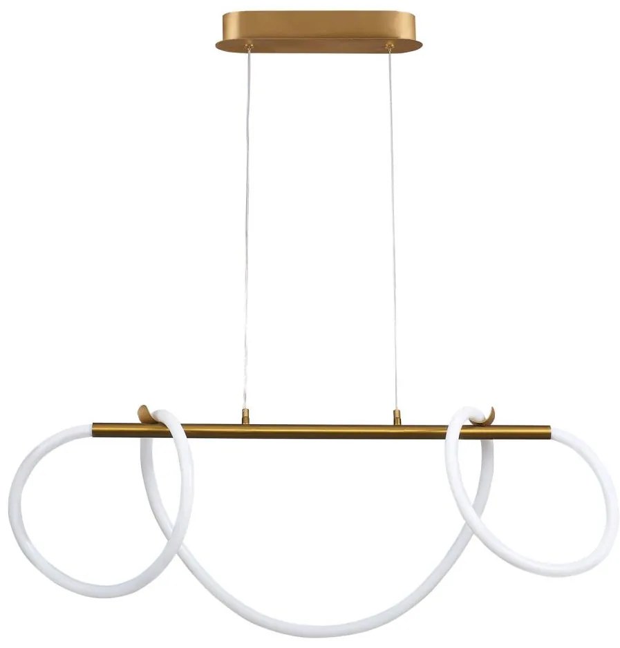 Lampadario LED a sospensione con filo EMMA LED/38W/230V oro