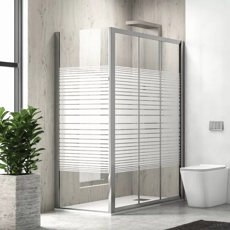 Box doccia 70x130 altezza 180 cm apertura scorrimento KP3000S - KAMALU
