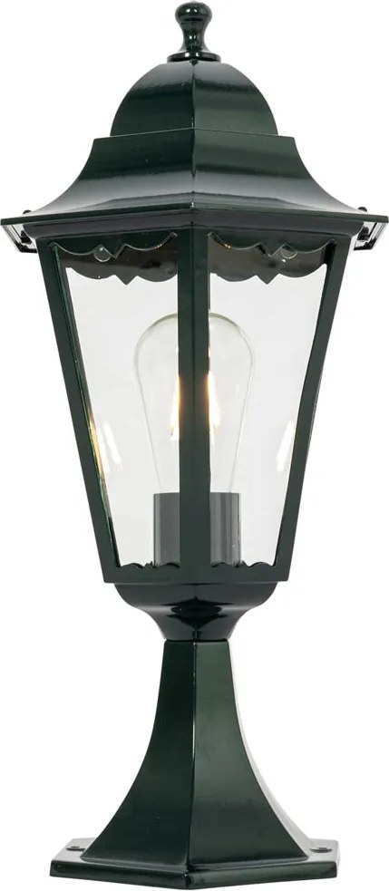 Base lanterna classica da esterno verde scuro IP44 - New Orleans