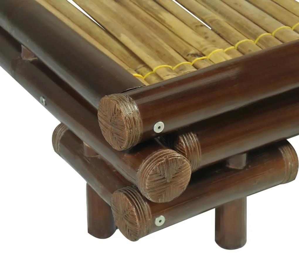 Giroletto marrone scuro in bambù 180x200 cm