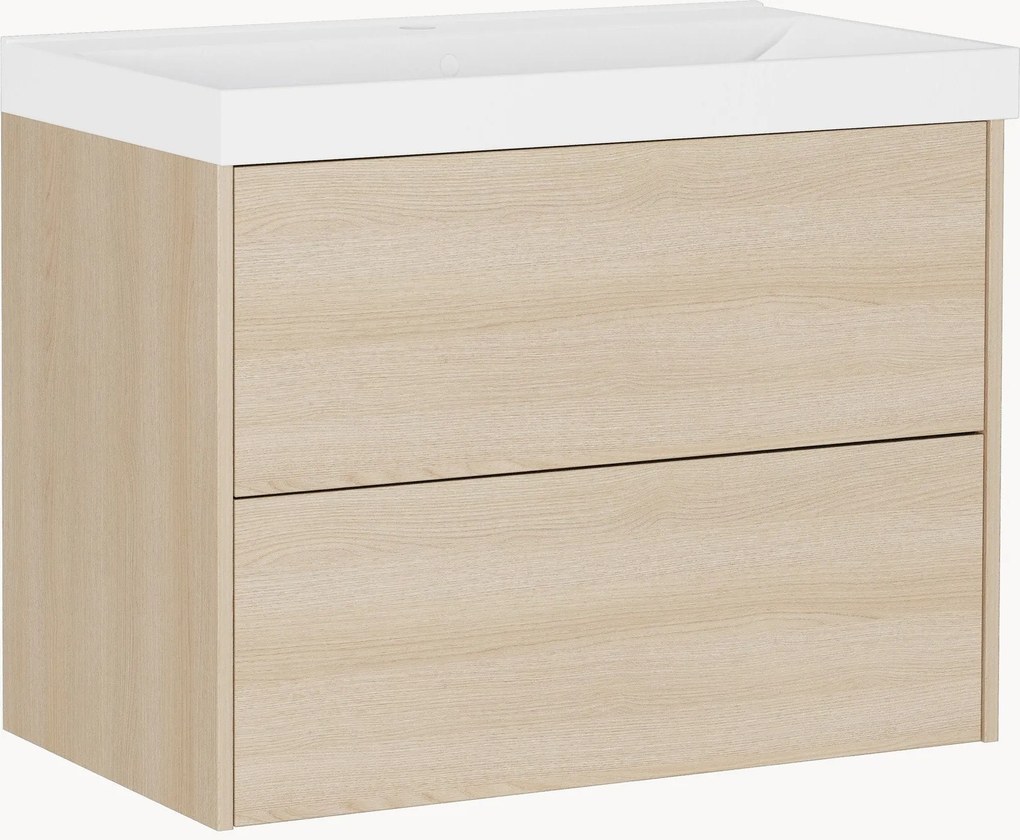 Lavabo da parete con armadietto Bodera
