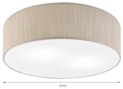 Plafoniera SIRJA 2xE27/15W/230V Ø 45 cm beige