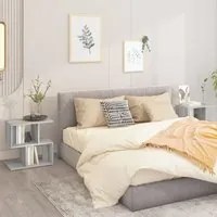 Comodini Grigio Sonoma 2pz 50x30x51,5 cm in Legno Multistrato cod mxl 45089