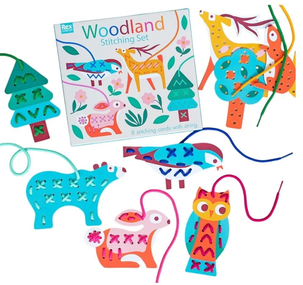 Set creativo Stitching set Woodland - Rex London