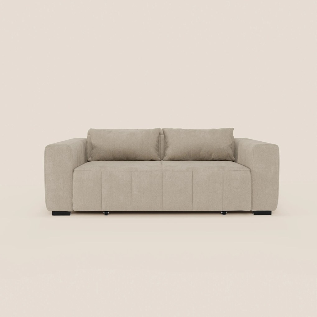 Doric divano 3 posti con sedute allungabili tramite relax elettrico - poggiatesta reclinabile in tessuto smacchiabile T23