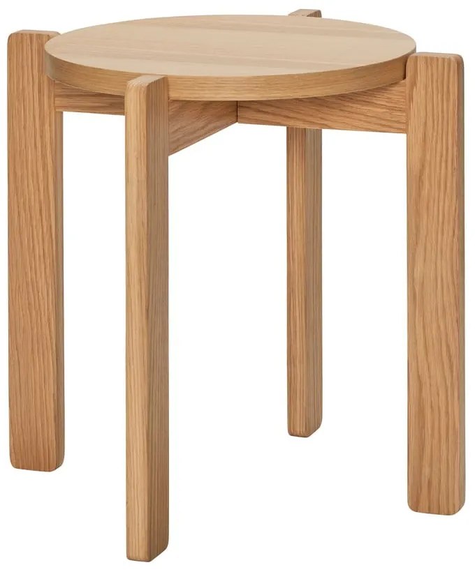 Sgabello in legno di quercia Always - Hübsch