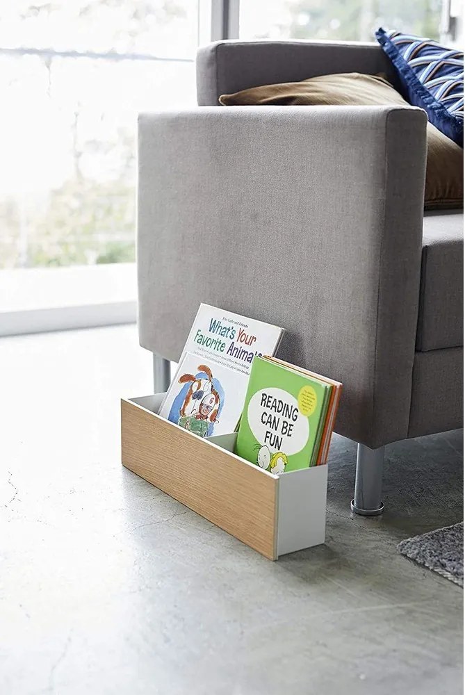 Organizer bianco/di colore naturale in metallo per cancelleria Rin – YAMAZAKI