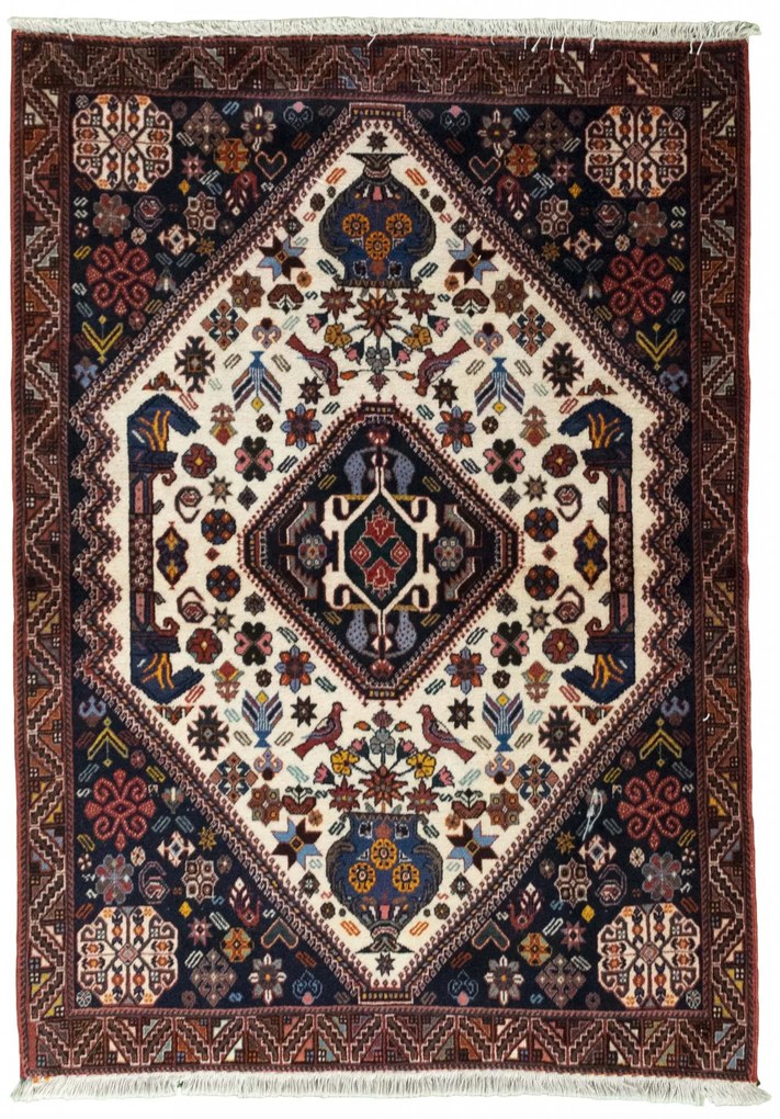 Tappeto 100 x 140 Beige (Iran) Annodato A Mano