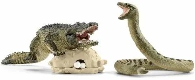 Set di giocattoli Schleich Danger in the swamp Plastica