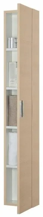 Pensile bagno sospeso 150 cm larice con anta reversibile Desya