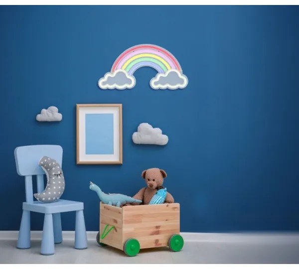 Globo 28056 - Decorazione LED da parete RAINY LED/3W/USB arcobaleno