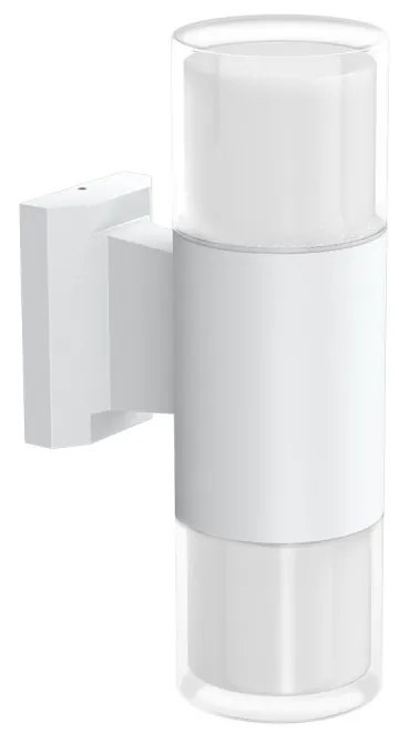Applique Cilindrica Bidirezionale Bianca, IP54 con 2 basi GU10 Base GU10