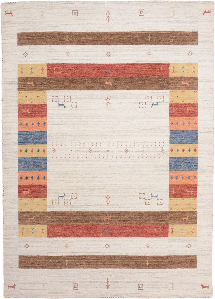Loribaft Tappeto orientale 140 x 200 (Indian) Annodato A Mano