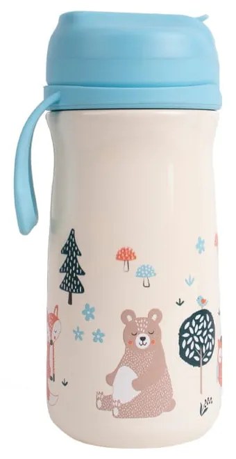 Biberon beige in acciaio inox 370 ml Woodland - Ladelle