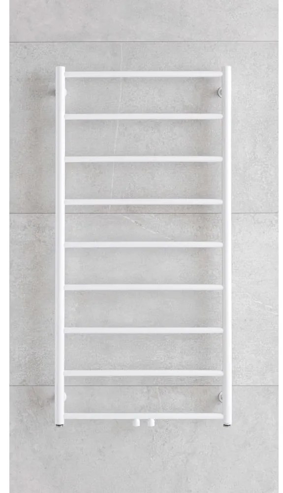 P.M.H. NS4W-M - Scalda asciugamani da bagno NAAS, 349 W, 121 cm, bianco