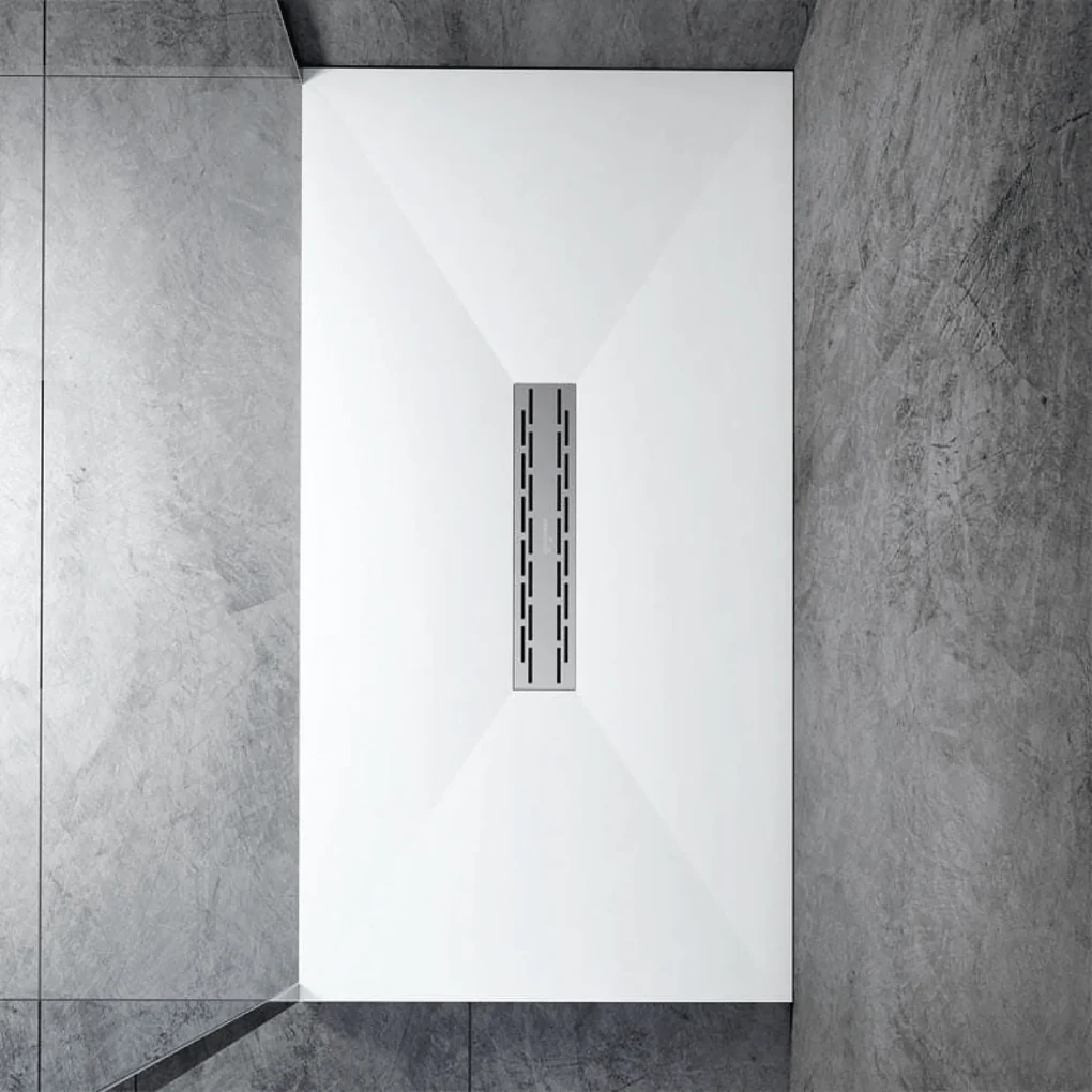 Piatto Doccia 90x100 RelaxDesign "Rocky Solid Lux" Bianco