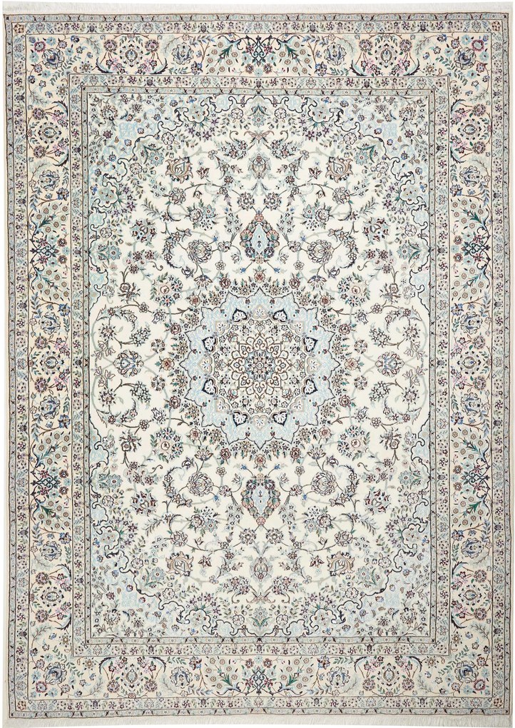 Nain Tappeto 250 x 350 Beige (Iran) Annodato A Mano