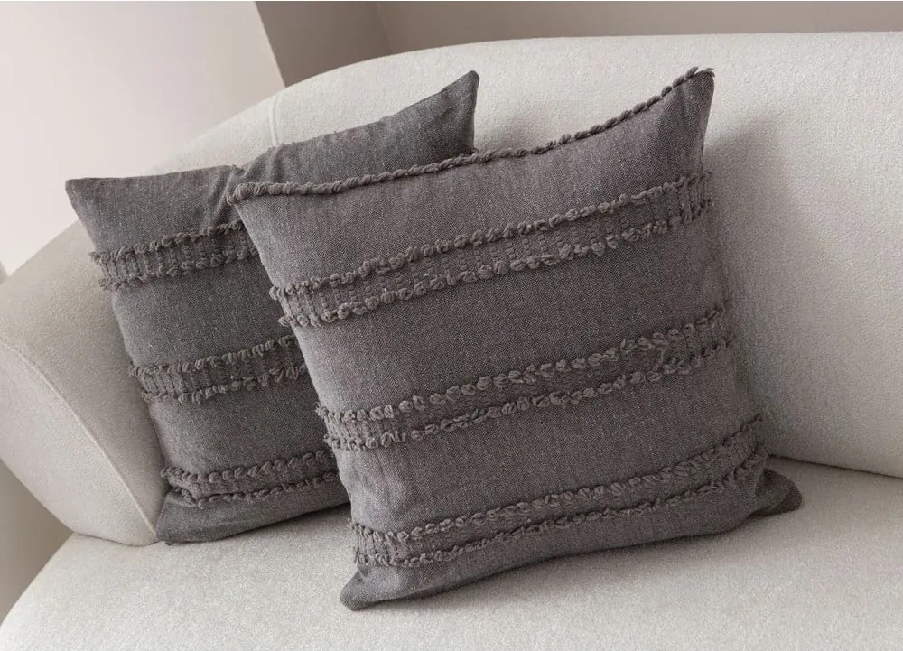 Federe decorative in set 2 pz 43x43 cm Tuffet – Mioli Decor