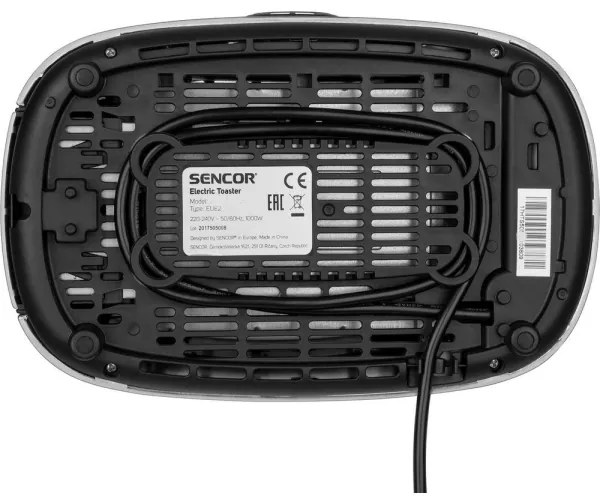 Sencor - Tostapane a due fessure con funzione griglia 1000W/230V argento