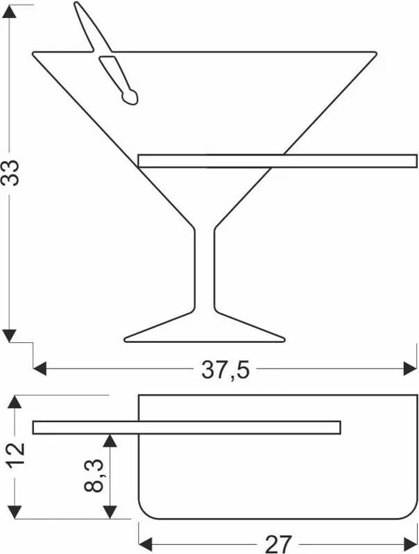 Lampada da parete blu Piccolo – Candellux Lighting