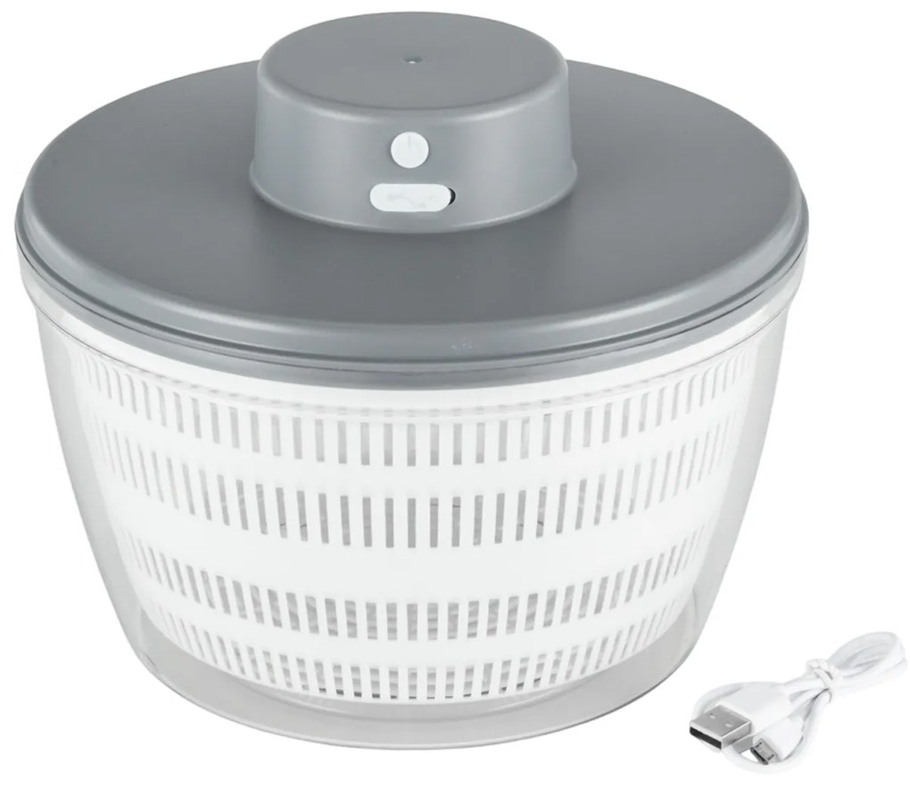 Scolainsalata elettrico bianco e grigio