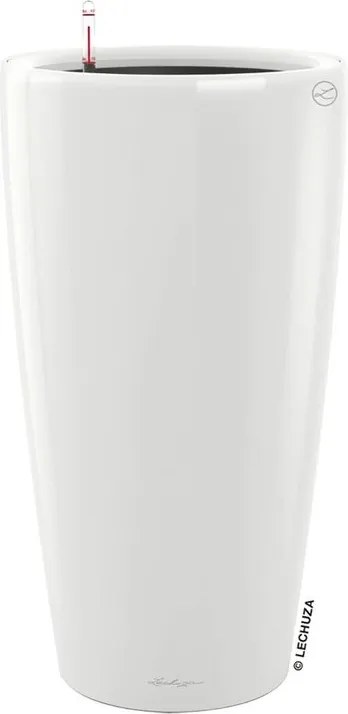 Vaso autoirrigante Rondo Premium LECHUZA in polipropilene bianco H 75 x ø 40 cm
