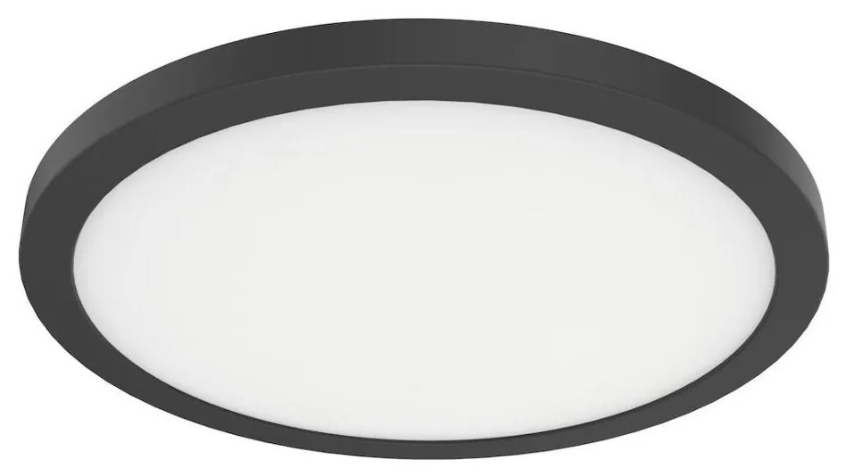 Plafoniera LED EVORA 24W 230V 3000/4000/6000K Ø 30 cm nera