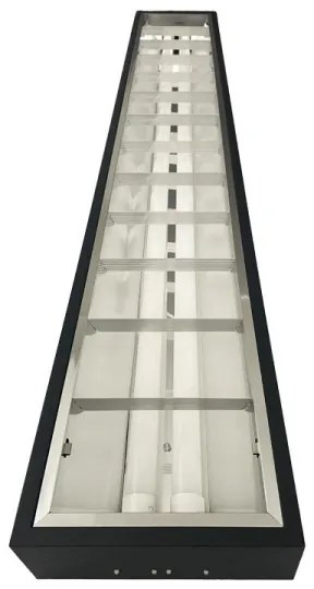 Lampada fluorescente T8 2xG13/18W/230V 120 cm nero