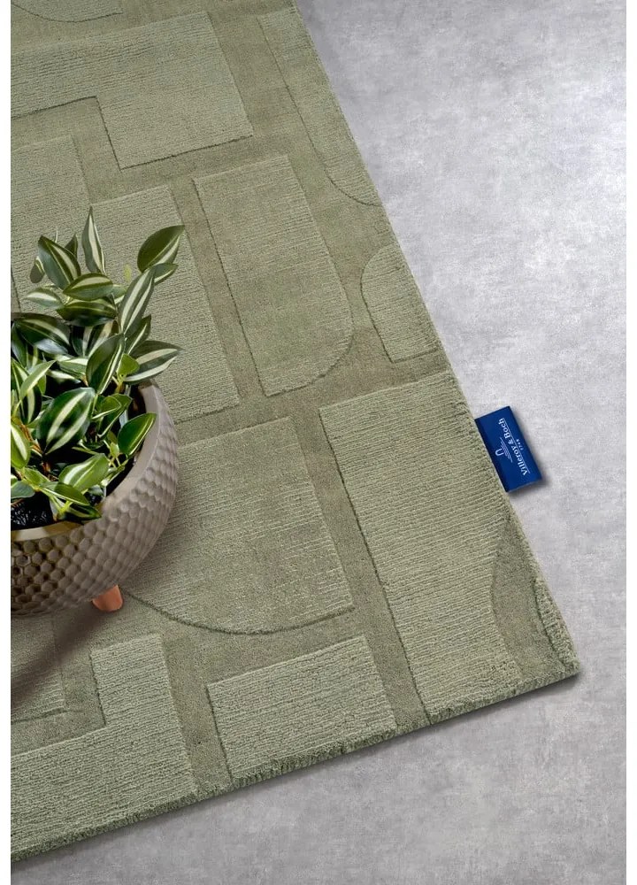 Passatoia verde in lana tessuto a mano 80x250 cm Alexis - Villeroy&amp;Boch